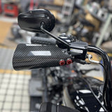 Carbon Fiber Performance Bagger Handguards Hand Guard For Harley Touring Street Glide CVO Ultra FLHX FLHXSE FLHXU 2023.5-2025
