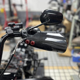 Carbon Fiber Performance Bagger Handguards Hand Guard For Harley Touring Street Glide CVO Ultra FLHX FLHXSE FLHXU 2023.5-2025