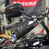 Carbon Fiber Performance Bagger Handguards Hand Guard For Harley Touring Street Glide CVO Ultra FLHX FLHXSE FLHXU 2023.5-2025