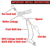 Shift Linkage Mounting Bolts Hardware Screws For Harley Touring Street Glide Road Glide Ultra Limited FLHR Softail 1986-2026 - pazoma