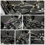 Shift Linkage Mounting Bolts Hardware Screws For Harley Touring Street Glide Road Glide Ultra Limited FLHR Softail 1986-2026 - pazoma