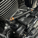 Carbon Fiber Adjustable Clutch Shifter Linkage For Harley Touring Street Glide Road Glide Ultra Limited FLHR Softail 1986-2026 - pazoma