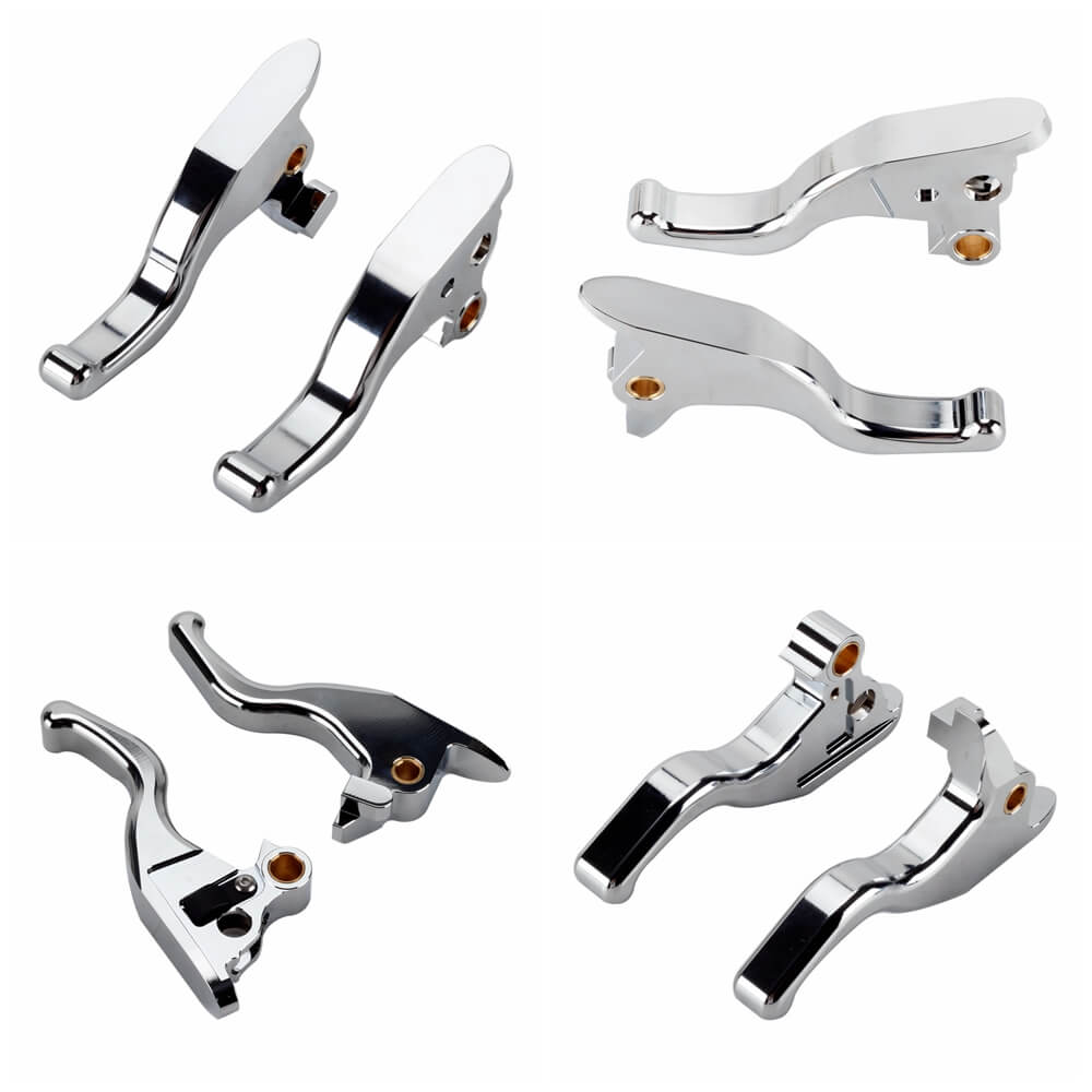 CNC Shorty Hand Control Lever Kit Brake Clutch Levers For Harley Tri Glide Ultra Classic CVO/SE Freewheeler 2021-2024 - pazoma