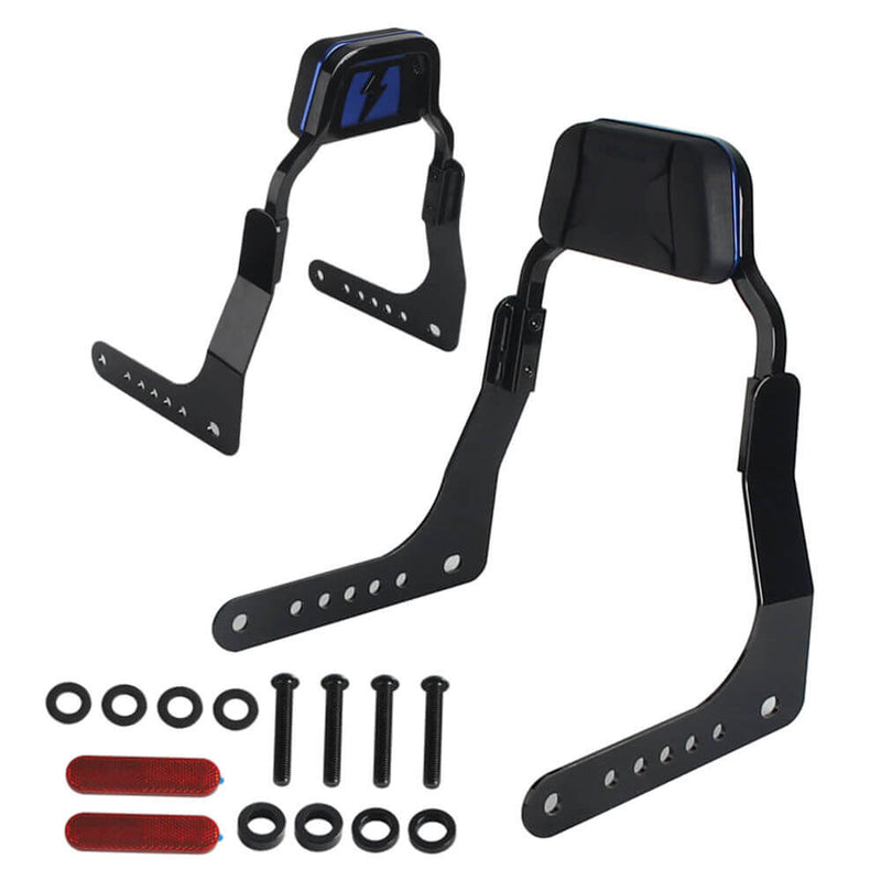 Club Style Backrests Low profile Fixed Mini Sports Sissy Bar Kit For Harley M8 Softail Low Rider S FXLR FXLRS 2018+ - pazoma