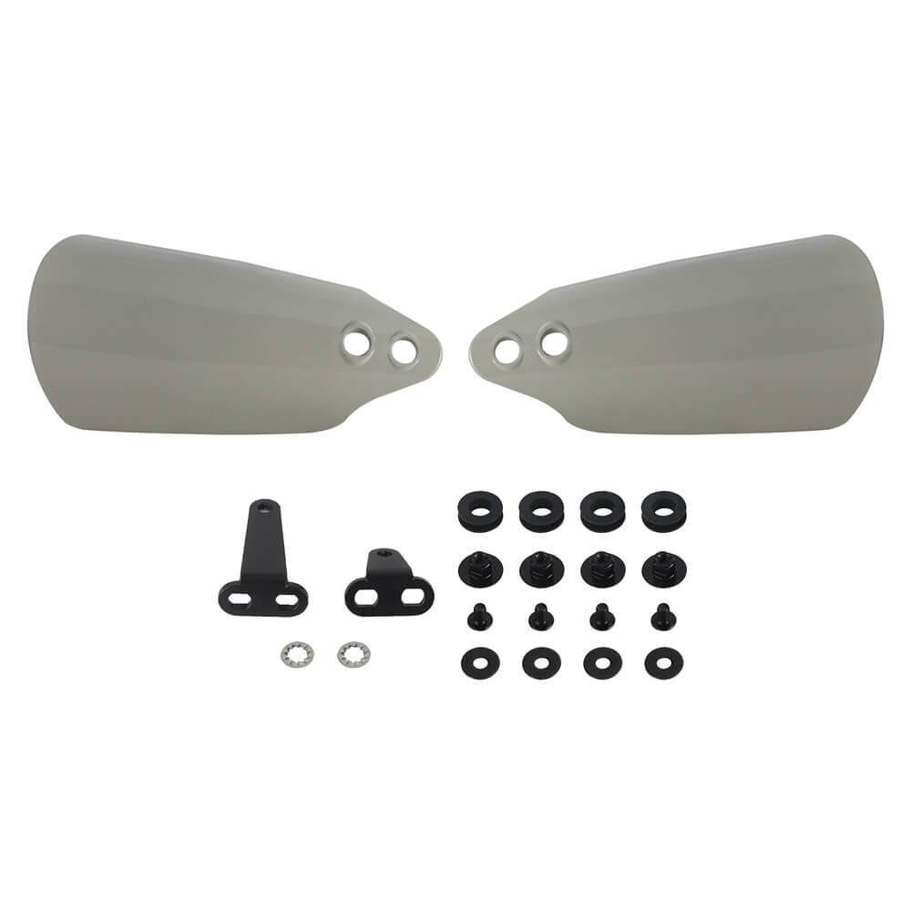 Harley M8 Softail Street Bob FXBB 114 FXBBS Low Rider ST 117 FXLRST Standard FXST Club Style Hand Guards Handguards w/ Mounting Hardware - pazoma