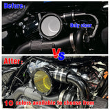 Color Air Cleaner Replacement Window For Trask Harley Touring Softail Assassin Assault Original Fury Typhoon Dyna Sportster Turbo System - pazoma