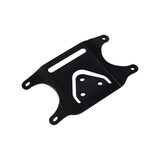 Curved Laydown License Plate Mount 3-bolt mounted Relocation Bracket with LED Frame For Harley FXLRST FXLRS FLHRC FLHCS FLHCS FLSTFSE FXDC XL - pazoma