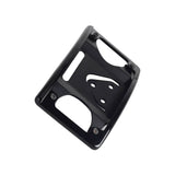 Curved Laydown License Plate Mount 3-bolt mounted Relocation Bracket with LED Frame For Harley FXLRST FXLRS FLHRC FLHCS FLHCS FLSTFSE FXDC XL - pazoma