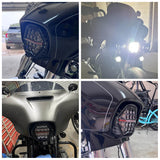 DOT Approved 120W 7'' LED Headlight For Harley Touring Road King Road Glide Street Glide Electra Glide Ultra Limited Trike Heritage Softail Fat Boy