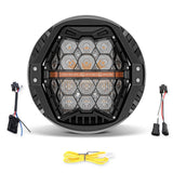 DOT Approved 120W 7'' LED Headlight For Harley Touring Road King Road Glide Street Glide Electra Glide Ultra Limited Trike Heritage Softail Fat Boy