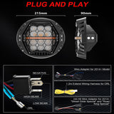 DOT Approved 120W 7'' LED Headlight For Harley Touring Road King Road Glide Street Glide Electra Glide Ultra Limited Trike Heritage Softail Fat Boy