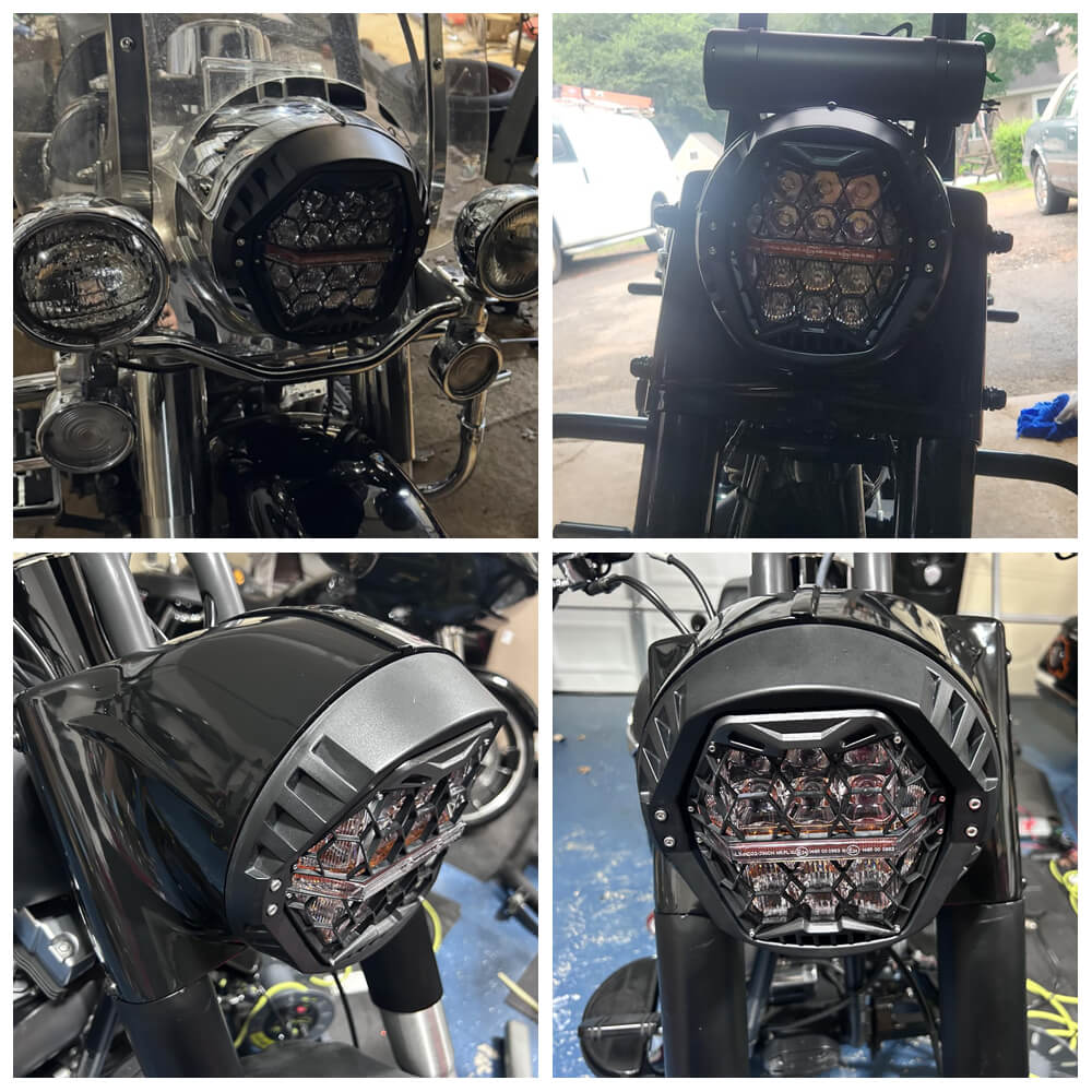 DOT Approved 120W 7'' LED Headlight For Harley Touring Road King Road Glide Street Glide Electra Glide Ultra Limited Trike Heritage Softail Fat Boy