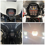DOT Approved 120W 7'' LED Headlight For Harley Touring Road King Road Glide Street Glide Electra Glide Ultra Limited Trike Heritage Softail Fat Boy