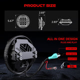 DOT Approved 5-3/4" 5.75 Inch LED Headlight For Harley Dyna Street Bob Super Wide Glide Low Rider Night Rod Train Softail Deuce Sportster Iron 883