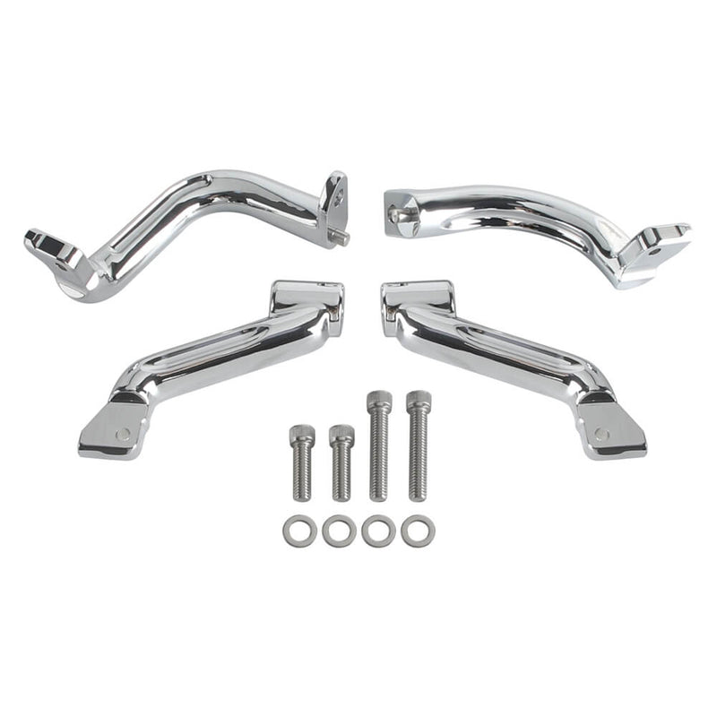 Driver Floorboard Mount Brackets for Harley Touring Road Glide CVO ST Street Glide Road King 2009-2026 - pazoma