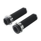 Dual Cable Throttle CNC Hand Grips for Harley ’02-’17 VRSC ’96-later XL ’08-’13 XR ’96-’17 Dyna ’95-’15 Softail ’96-’07 Touring