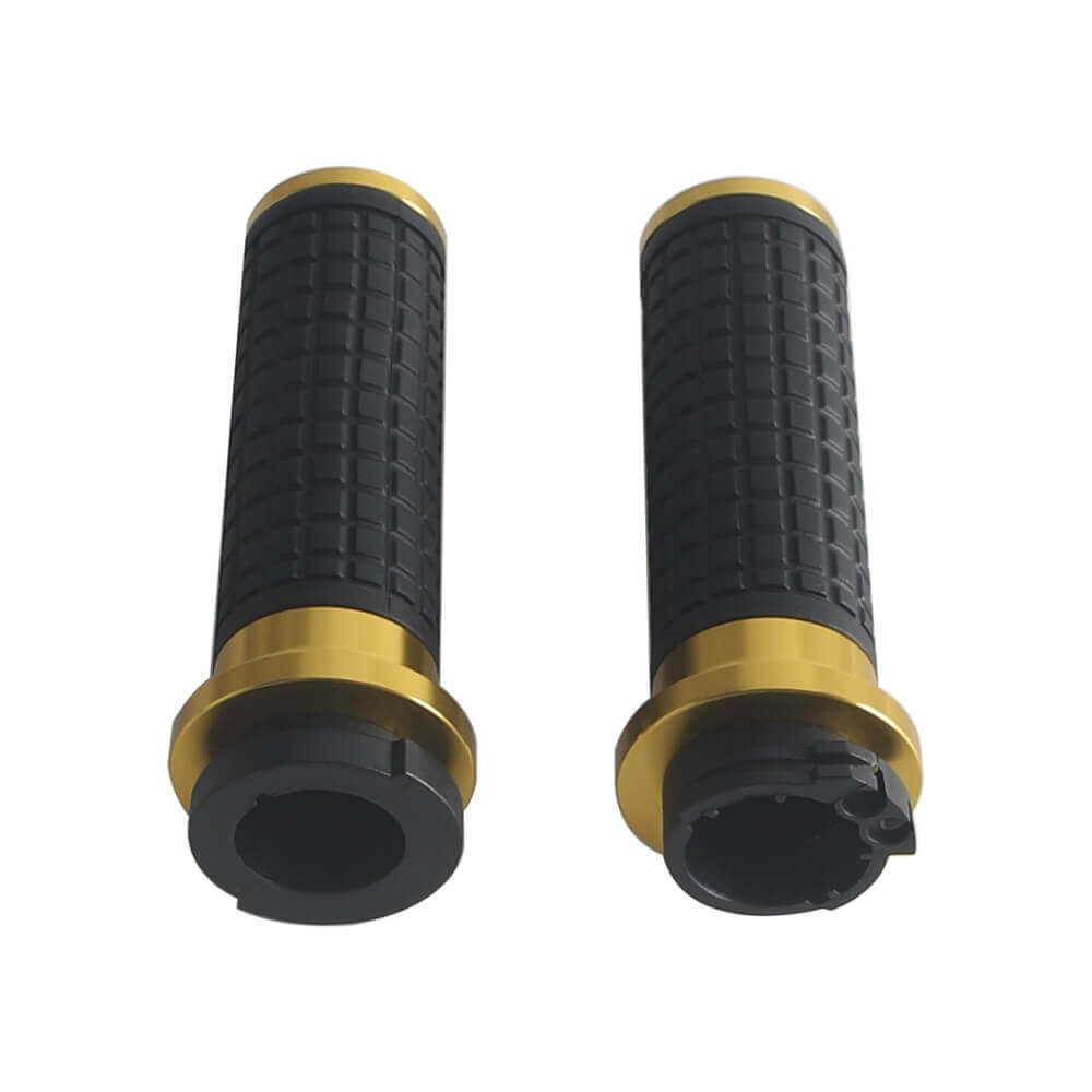 Dual Cable Throttle CNC Hand Grips for Harley ’02-’17 VRSC ’96-later XL ’08-’13 XR ’96-’17 Dyna ’95-’15 Softail ’96-’07 Touring