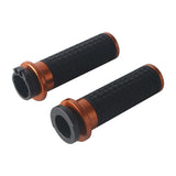 Dual Cable Throttle CNC Hand Grips for Harley ’02-’17 VRSC ’96-later XL ’08-’13 XR ’96-’17 Dyna ’95-’15 Softail ’96-’07 Touring