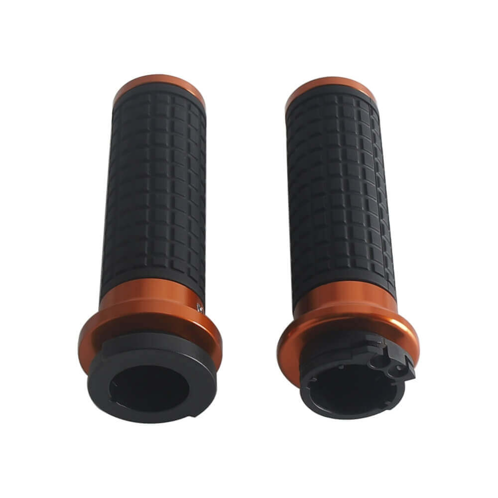 Dual Cable Throttle CNC Hand Grips for Harley ’02-’17 VRSC ’96-later XL ’08-’13 XR ’96-’17 Dyna ’95-’15 Softail ’96-’07 Touring