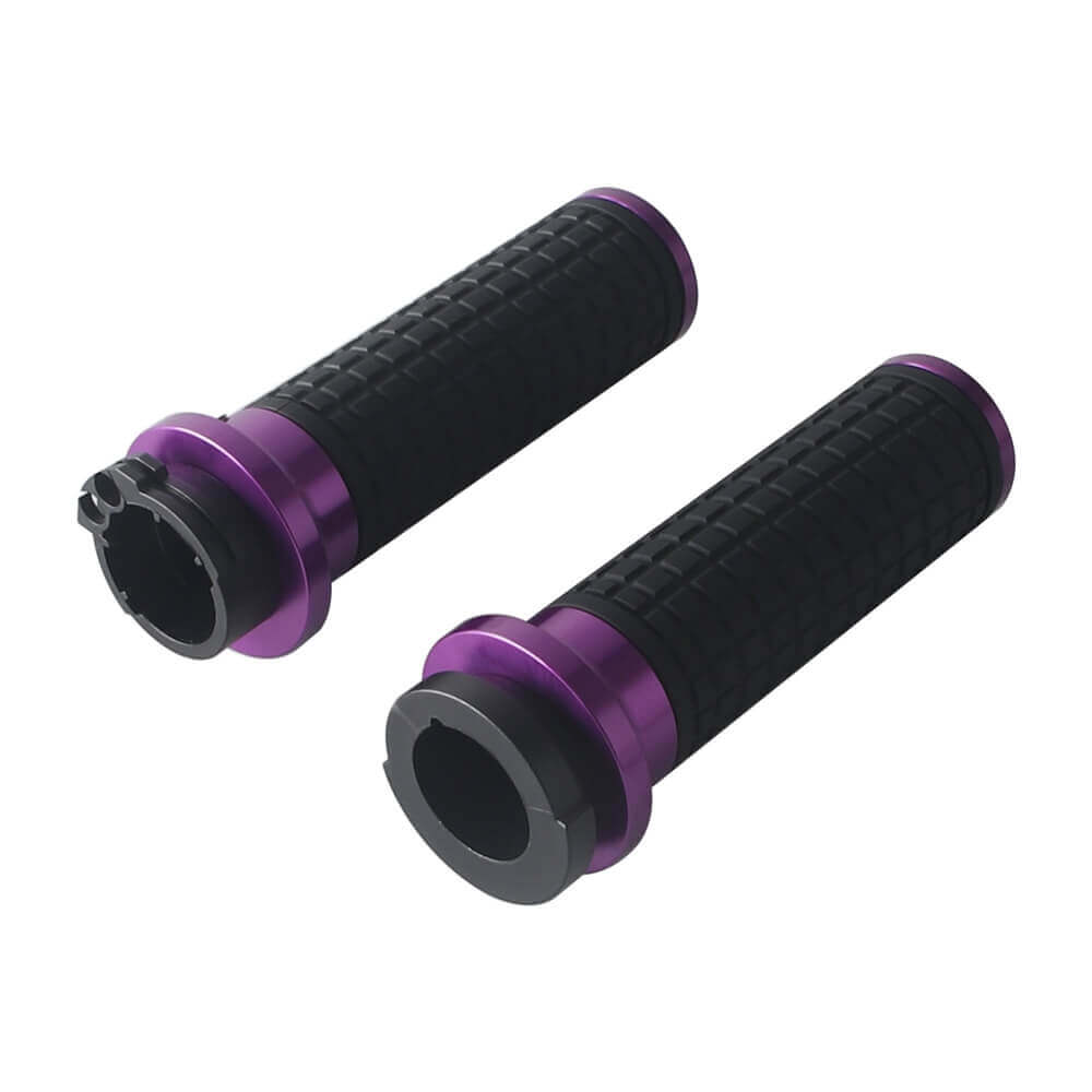 Dual Cable Throttle CNC Hand Grips for Harley ’02-’17 VRSC ’96-later XL ’08-’13 XR ’96-’17 Dyna ’95-’15 Softail ’96-’07 Touring