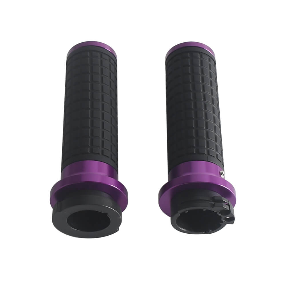 Dual Cable Throttle CNC Hand Grips for Harley ’02-’17 VRSC ’96-later XL ’08-’13 XR ’96-’17 Dyna ’95-’15 Softail ’96-’07 Touring