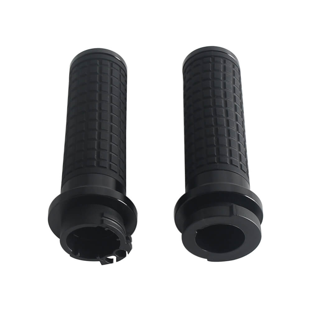 Dual Cable Throttle CNC Hand Grips for Harley ’02-’17 VRSC ’96-later XL ’08-’13 XR ’96-’17 Dyna ’95-’15 Softail ’96-’07 Touring