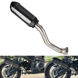 Carbon Fiber Street Cannon Muffler Slip-On Pipe Exhaust System For Harley Pan America 1250 Special CVO RA1250SE RA1250S RA1250 2021-2024 - pazoma