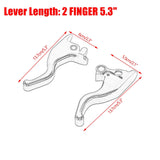 CNC Shorty Hand Control Lever Kit Brake Clutch Levers For Harley Touring Electra Glide Standard Ultra Classic Limited 17-20 - pazoma