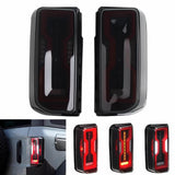 LED Tail Lights for 2021-2024 Ford Bronco Halogen Taillights Upgrade LED Rear Running Brake Lamps Stop Turn Signals Reversing Light Tail Lamps
