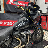 Harley Softail M8 Low Rider ST 117 FXLRST Front Rear Highway Peg High 2 Step Engine Guard Crash Bar Passenger Peg Frame Slider 2022-2025