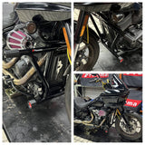 Harley Softail M8 Low Rider ST 117 FXLRST Front Rear Highway Peg High 2 Step Engine Guard Crash Bar Passenger Peg Frame Slider 2022-2025