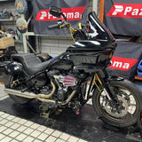 Harley Softail M8 Low Rider ST 117 FXLRST Front Rear Highway Peg High 2 Step Engine Guard Crash Bar Passenger Peg Frame Slider 2022-2025