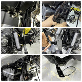 FXR FXRT FXRP FXRD Style Clubstyle Upper Lower Fairings For Harley Dyna FXDB FXDL FXDLS FXDLI FXDWG FXDC FXD FXDI 2006-2017 - pazoma