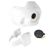 FXR Style Clubstyle Upper Lower Fairing W/7" LED Headlight For Harley Dyna FXDB FXDL FXDLS FXDLI FXDWG FXDC FXD FXDI 06-17 - pazoma