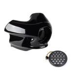 FXR Style Clubstyle Upper Lower Fairing W/7" LED Headlight For Harley Dyna FXDB FXDL FXDLS FXDLI FXDWG FXDC FXD FXDI 06-17 - pazoma