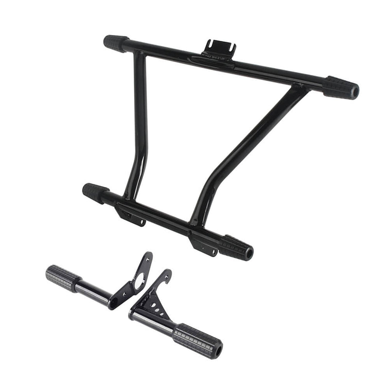 Front High 2 Step Crash Cage Bar Engine Guard Rear Passenger Frame Slider Highway Peg For Harley Softail M8 Low Rider ST 117 FXLRST - pazoma