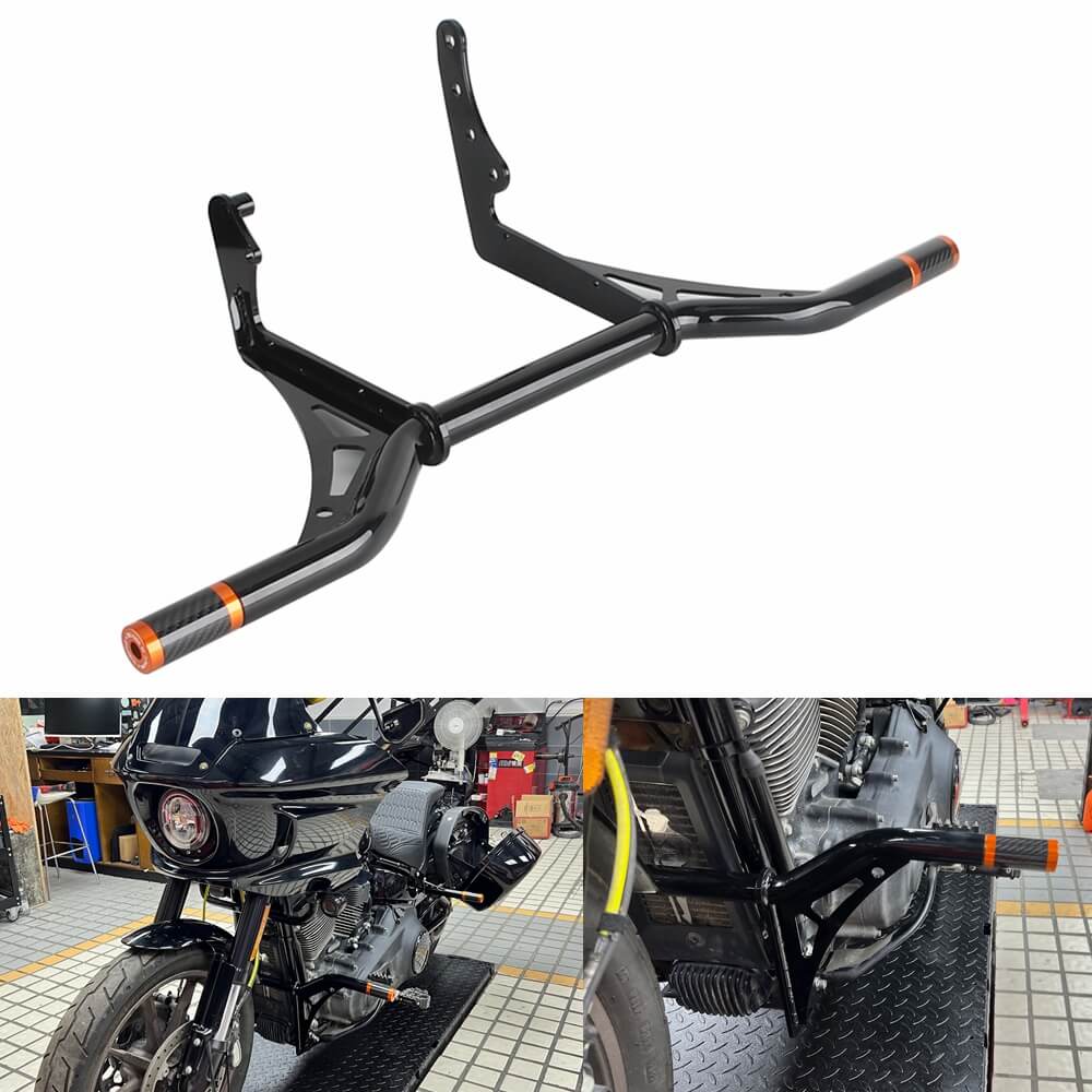 Front Highway Engine Guard Crash Bar Rear Saddlebag Guards
