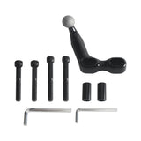 Offset Perch Mount Kit Phone Carrier Mount Holder One-Touch Quick Lock Stand For Harley Honda Kawasaki Victory Yamaha BMW - pazoma