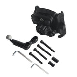 Offset Perch Mount Kit Phone Carrier Mount Holder One-Touch Quick Lock Stand For Harley Honda Kawasaki Victory Yamaha BMW - pazoma