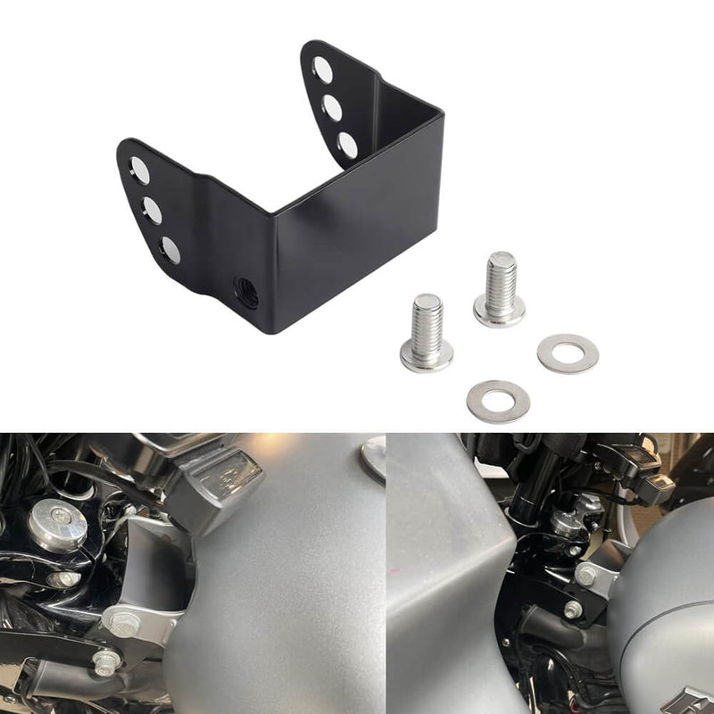 Gas Tank Lift Kit Modified Risers Bracket Height Adjustable 35-55mm For Harley Softail Street Bob FXBB 114 FXBBS Standard FXST 2018-2025 - pazoma