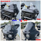 HD Low Rider ST Fairing Recurve Windshield Windscreen W/ Bolt Grommet kit for Harley M8 Softail FXLRST 117 FXRST 2022-2025 - pazoma