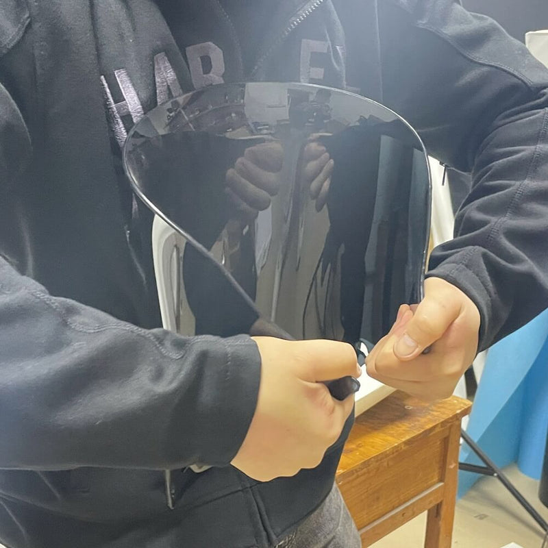 HD Low Rider ST Fairing Recurve Windshield Windscreen W/ Bolt Grommet kit for Harley M8 Softail FXLRST 117 FXRST 2022-2025 - pazoma