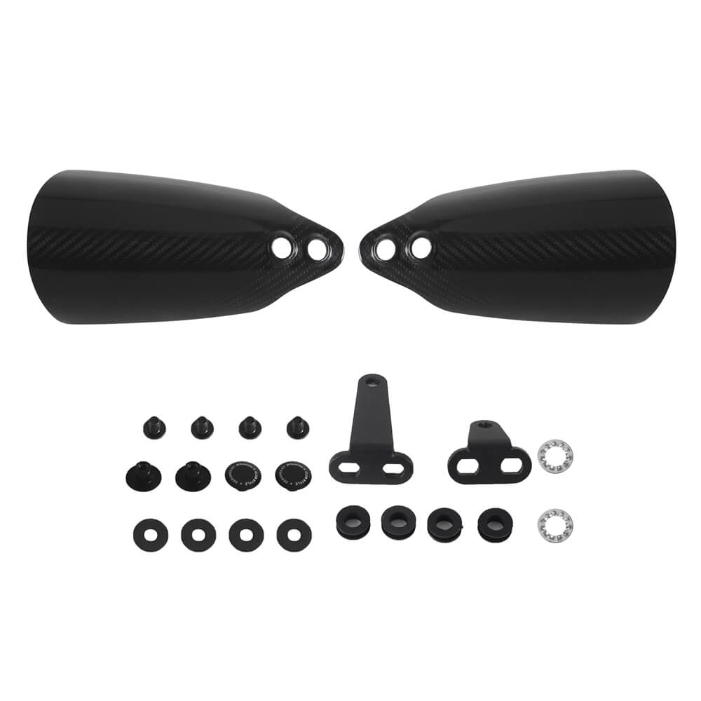 Carbon Fiber Club Style Handguards Hand Guard For Harley Softail M8 Low Rider ST FXLRST Deluxe Heritage Classic Street Bob 18-24