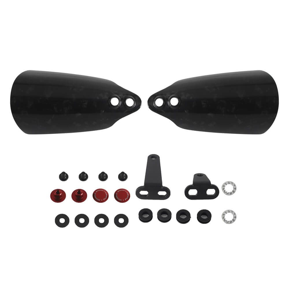 Carbon Fiber Club Style Handguards Hand Guard For Harley Softail M8 Low Rider ST FXLRST Deluxe Heritage Classic Street Bob 18-24