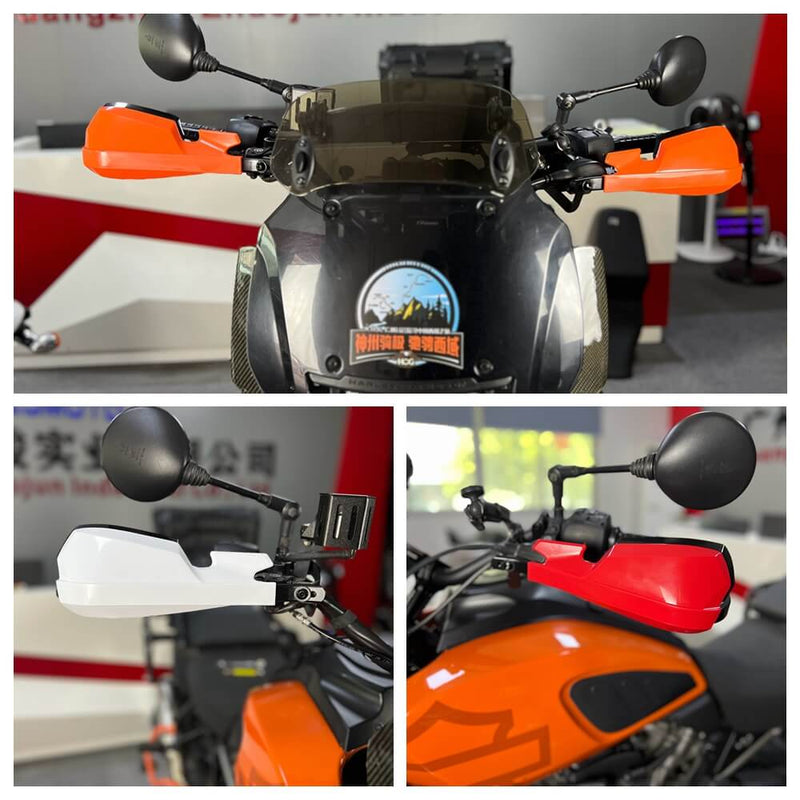 Aluminum Handguard Hand Wind Deflectors Handlebar Protection Kit For Harley Pan America 1250 CVO Special RA1250S RA1250 SE RA1250ST 2021-2025 - pazoma