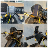 Handlebar Phone Carrier Mount Holder One-Touch Quick Lock Stand Support 360 Rotation Bracket For Harley Sportster XL 883 XR 1200 VRSC - pazoma