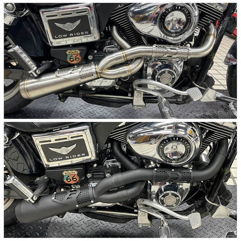 Big Sexy 2-in-1 Performance Exhaust System for Harley Dyna Fat Bob FXDF Low Rider FXDL S Street Bob FXDB FXD 2006-2017 Stepped Header