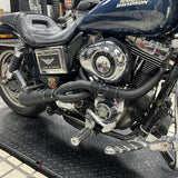 Big Sexy 2-in-1 Performance Exhaust System for Harley Dyna Fat Bob FXDF Low Rider FXDL S Street Bob FXDB FXD 2006-2017 Stepped Header - pazoma