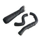 Big Sexy 2-in-1 Performance Exhaust System for Harley Dyna Fat Bob FXDF Low Rider FXDL S Street Bob FXDB FXD 2006-2017 Stepped Header - pazoma