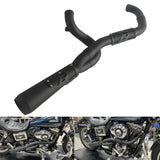 Big Sexy 2-in-1 Performance Exhaust System for Harley Dyna Fat Bob FXDF Low Rider FXDL S Street Bob FXDB FXD 2006-2017 Stepped Header - pazoma